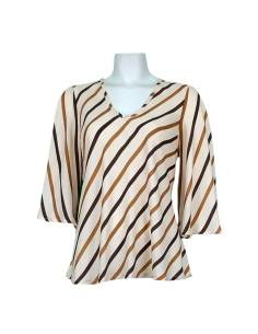 BLUSA M/CAPA RAYAS TOM