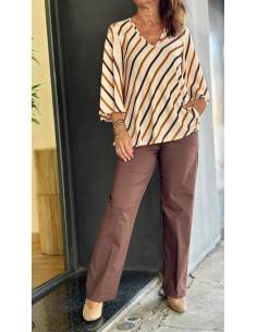 BLUSA M/CAPA RAYAS TOM 2
