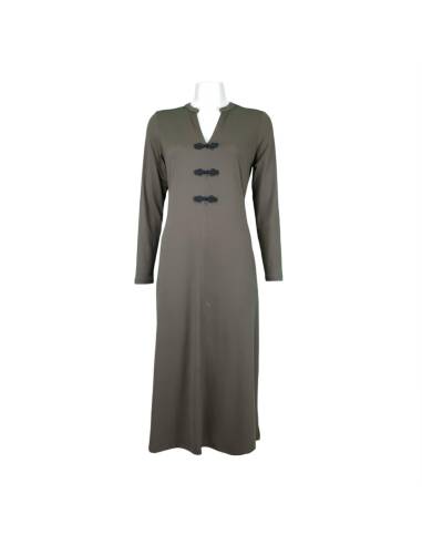 VESTIDO C/MAO ALAMARES MICRO