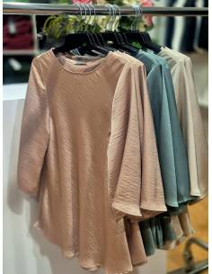 BLUSA EVASE SATINADA LISBOA 2